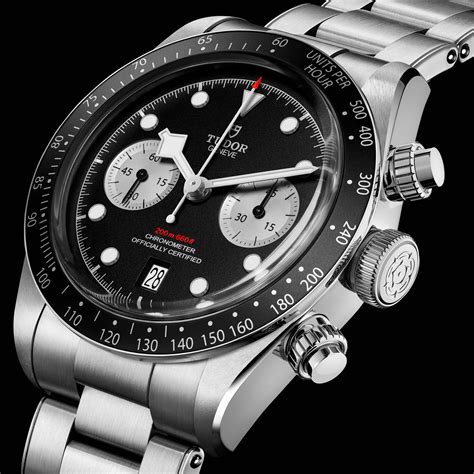 tudor black bay chrono dial